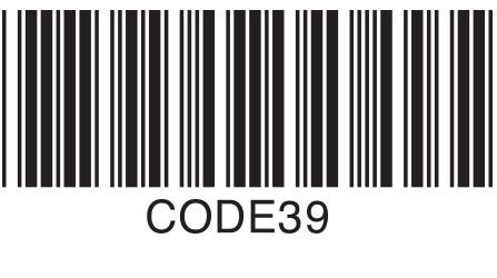 Code 39 Barcode asset tag